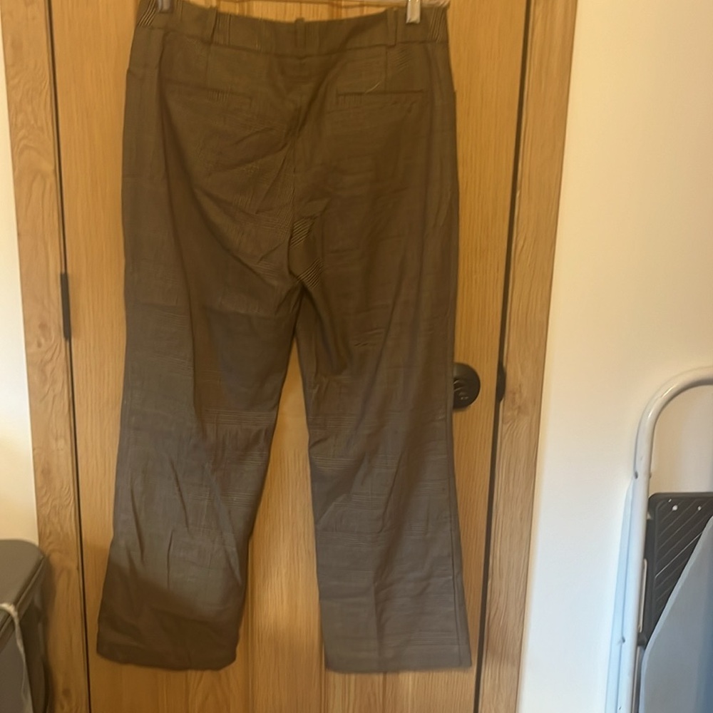 Brown and black plaid Talbots size 8 pants